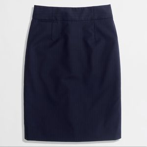 NWOT J. Crew Pinstripe Skirt